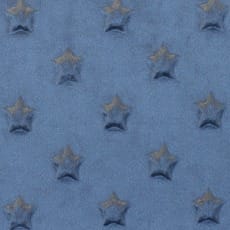 Minky Fleece Sterne Microfleece Stoff Breite 165 cm dunkelgrau