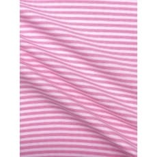 Bündchenstoff Schlauch Meterware Streifen rosa Breite 35cm