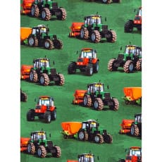 Jersey Stoff Kinderstoff Digitaldruck Traktor 