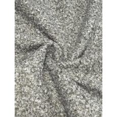 Boucle Stoff grau meliert Breite 150 cm
