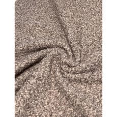 Boucle Stoff braun meliert Breite 150 cm