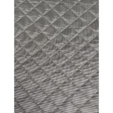 Steppstoff Jackenstoff mini Muster grau