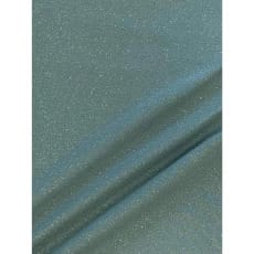 Bündchenstoff im Schlauch uni mit Glitzer Silber Lurex Mint