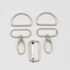 Taschenzubehör Taschen Accessoires Set Metall Breite 3 cm