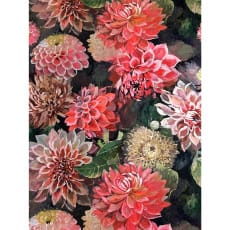 Canvas Digital Stoff Dekostoff Baumwollstoff Blumen