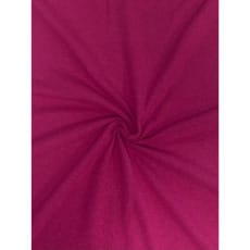 Strickstoff Baumwolle uni angeraut fuchsia made in Italy 