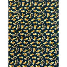 Jersey Stoff Kinderstoff Baufahrzeuge petrol ab 50 cm