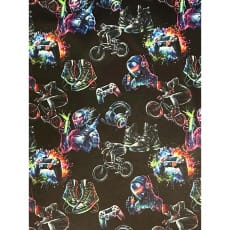 Alpenfleece Muster Urban Life Digitaldruck