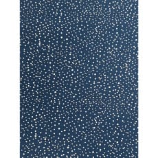 Jersey Stoff Punkte jeansblau