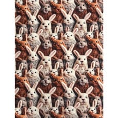 Sweat French Terry Digitaldruck Hase