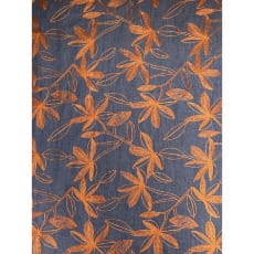 Jeans Stoff Blumen Stickerei