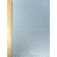 Baumwollstoff Dekostoff Hellblau Herzchen