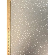 Baumwollstoff Dekostoff Sand Herzchen