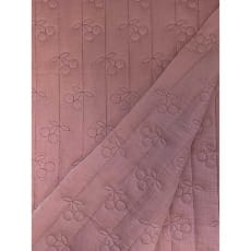 Steppstoff Double Gauze Musselin Kirschen wattiert