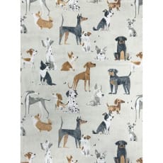Baumwollstoff Kinderstoff Hunde Breite 160cm