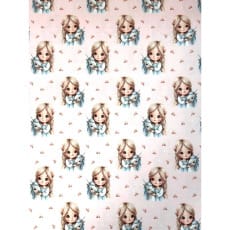 Jersey Stoff Kinderstoff Digitaldruck Einhorn rosa