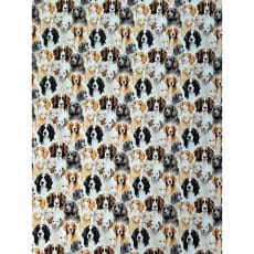 Jersey Stoff Kinderstoff Hunde Digitaldruck