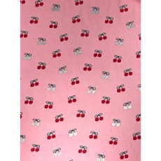 Cord Babycord Feincord Glitzer Kirsche 100% Baumwolle