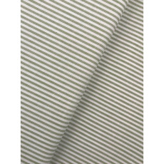 Baumwollstoff Dekostoff Streifen 3mm olive