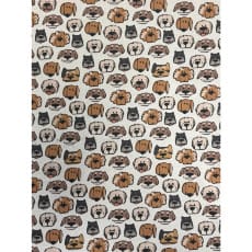 Alpenfleece Muster Dogs Hund Digitaldruck Breite 145 cm