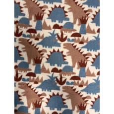 Teddy Jacquard Stoff Dinos Breite 155cm