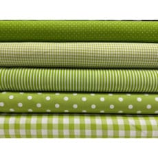 Stoffpaket Stoffset Baumwollstoff in lime