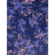 Baumwolle Satin Baumwollsatin Blumen