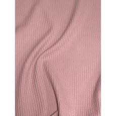 Baumwollstoff Waffeljersey Waffelstrick uni rosa