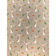 Baumwollstoff Kinderstoff Digitaldruck Giraffe