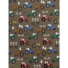 Jersey Stoff Kinderstoff Trecker ab 50 cm