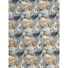 Jersey Stoff Kinderstoff Digitaldruck Happy Dino