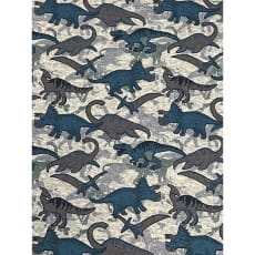 Alpenfleece Muster Dinos Breite 145 cm