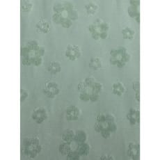 Baumwolle uni Jacquard Blümchen ab 50 cm mint