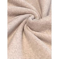 Strickstoff Baumwolle uni angeraut made in Italy camel meliert