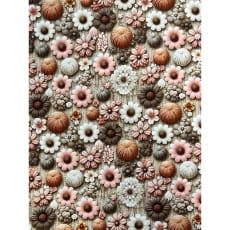 Jersey Stoff Kinderstoff Digitaldruck 3D Blumen