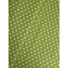 Baumwollstoff Dekostoff Punkte 9 mm lime