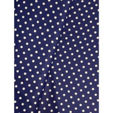 Baumwollstoff Dekostoff Punkte 9 mm royalblau