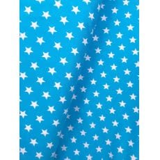 Jersey Stoff mit Sternen hellblau