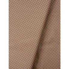 Stoff Punkte Baumwolle Dekostoff Tupfen 1,5mm Breite 150cm taupe
