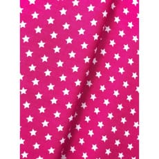 Baumwollstoff Stoff Dekostoff Sterne 1 cm pink