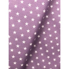 Baumwollstoff Stoff Dekostoff Sterne 1 cm lavendel