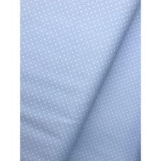 Stoff Punkte Baumwolle Dekostoff Tupfen 1,5 mm hellblau