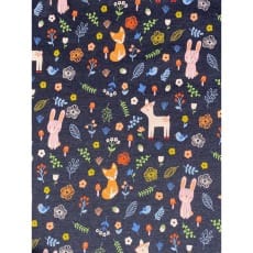 Jersey Stoff Kinderstoff bedruckt Tierchen Breite 148cm