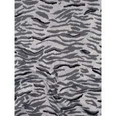 Jacquard Jersey Stoff Safari Tiger grau Breite 140 cm