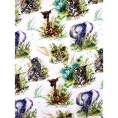 Baumwollstoff Kinderstoff Tiere Digital Print Breite 150cm ab 50 cm