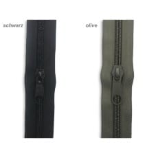 Reißverschluss endlos Spirale 8mm Meterware mit Zipper (1m + 2 Schieber)