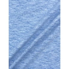 Jersey Baumwolle-Leinen uni meliert altblau
