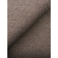Bündchenstoff Schlauch Meterware uni meliert ab 50cm dunkelbraun
