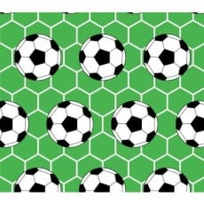 Baumwollstoff Kinderstoff Fußball grün Breite 160cm ab 50 cm