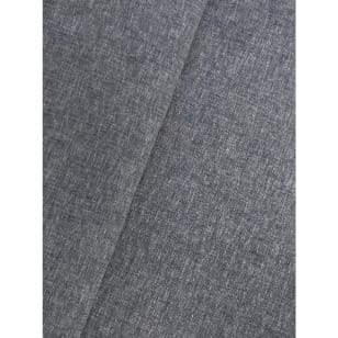 Stoff Leinen Baumwolle uni meliert dunkelblau Dekostoff Breite 135cm kaufen
